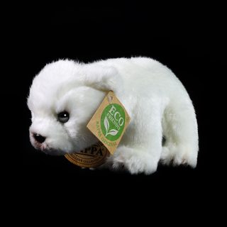 Plyšový medvěd lední stojící 19 cm ECO-FRIENDLY