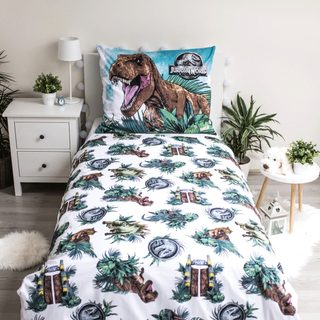 Povlečení Jurský svět "Roar" svítící efekt 140x200, 70x90 cm