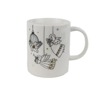 Porcelánový hrnek andílci X8711 - 360ml; 345 g; D80xH95xBD78mm