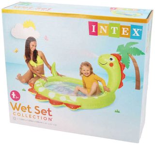 INTEX Bazén baby dětský dinosaurus 119x109x66cm s fontánkou 58437