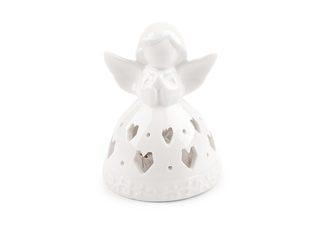Porcelánový anděl svítící