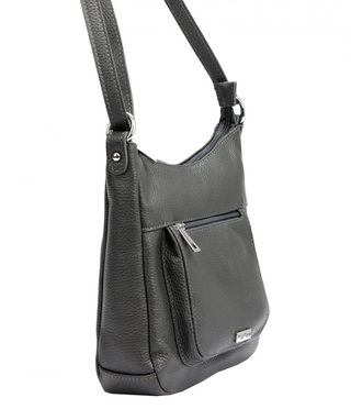 MiaMore Kožená crossbody dámská kabelka krémová