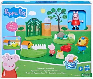 Play-Doh Peppa Pig v zoo (2 figurky, herní set)