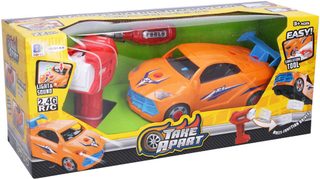 RC auto k sestavení 21 cm (2,4 GHz, světlo, zvuk, nástroje, baterie)