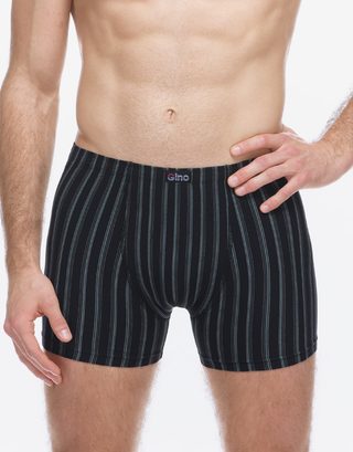 GINA pánské boxerky delší nohavička, šité 74178P
