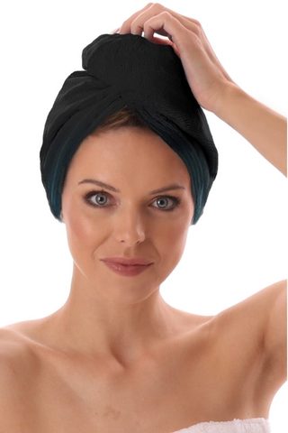 Turban na vlasy Tampa černá