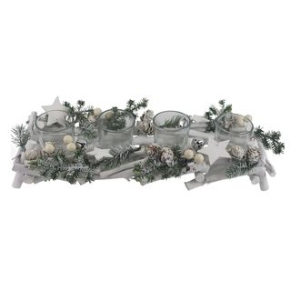 Adventní svícen na 4 svíčky P2132 - 37 cm