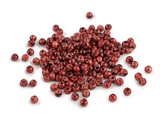 Skleněné korálky s melírovaným efektem Ø4 mm