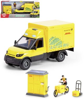 Dickie dodávka DHL s figurkou (světlo, zvuk, baterie)