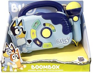 Bluey boombox (hudební systém, světlo, zvuk, baterie)