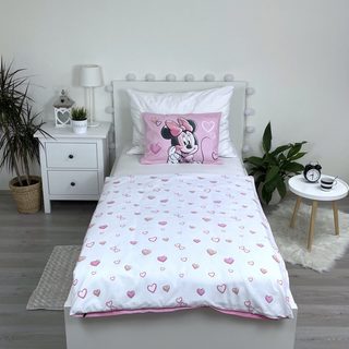Disney povlečení do postýlky Minnie Powder pink baby 100x135, 40x60 cm