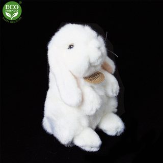 Plyšový králík bílý stojící 18 cm ECO-FRIENDLY