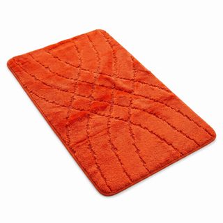 Koupelnová předložka dráhy oranžové