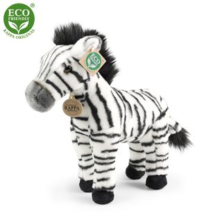 Plyšová zebra stojící 30 cm