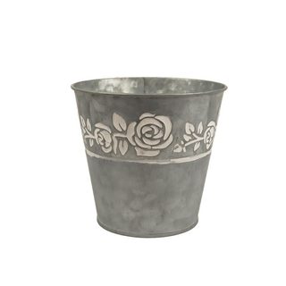 Květináč plechový K3331/2 - dia 13 × 12 cm