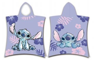 Plážová osuška pončo Lilo a Stitch 50x115 cm