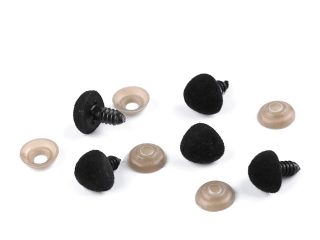 Čumák sametový s pojistkou 14x15 mm 5 sad