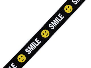 Lampas / rypsová stuha Smile šíře 10 mm METRÁŽ