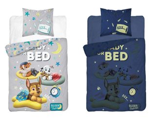 Povlečení Tlapková patrola sleep svítící 140/200, 70/80 cm