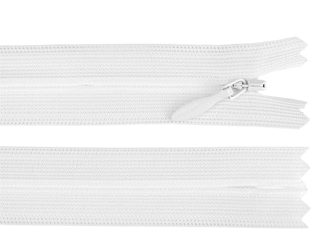 Spirálový zip skrytý YKK No 3 délka 50 cm dederon