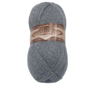 Příze ANGORA GOLD SIMLI Šedá 87