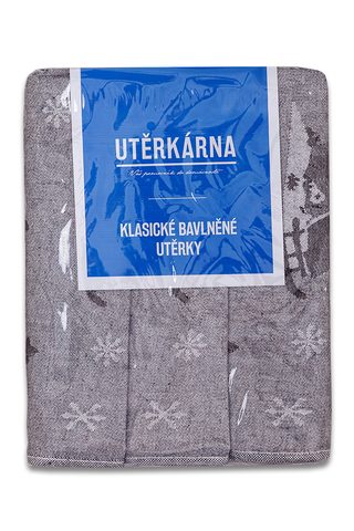 Vánoční utěrky Extra savé Vánoční krajina 50x70 cm, 3 ks
