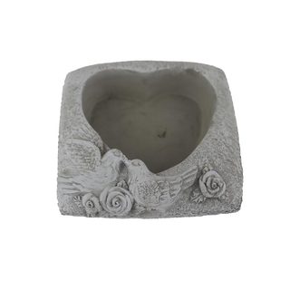 Cementový obal k osázení X7052 - 16.5 x 16.5 x 6.5 cm