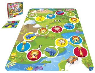 HASBRO HRA Twister Junior 2v1 CZ SK *SPOLEČENSKÉ HRY*