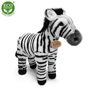 Plyšová zebra stojící 30 cm