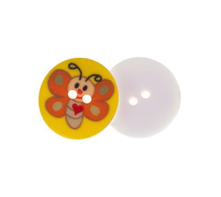 Knoflík - sada 6 ks Oranžová 349892CC