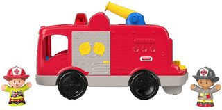 Fisher-Price Little People hasičský vůz (baterie, světlo, zvuk)