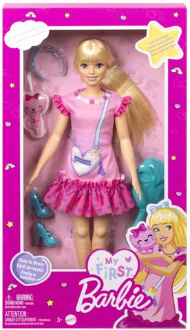 MATTEL BRB Panenka moje první Barbie set s doplňky 4 druhy