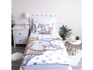 Bavlněné povlečení do postýlky Dumbo dots baby 100x135, 40x60 cm