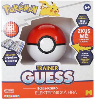 MAC TOYS Hra interaktivní Pokémon trainer guess na baterie CZ Světlo Zvuk