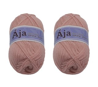 SET 2ks - Příze ÁJA Růžová 1001 50g / 217 m