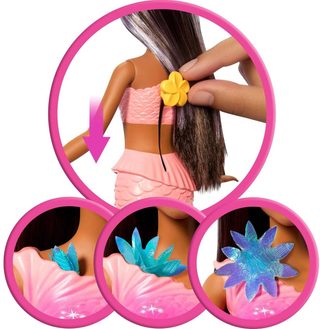 Barbie kouzelná květinová mořská víla (tmavé vlasy)