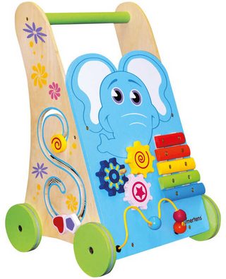 Bino dřevěné chodítko Activity baby (xylofon, FSC 100%)