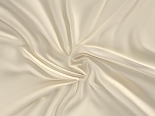 Saténové prostěradlo LUXURY COLLECTION 120x200cm smetanové