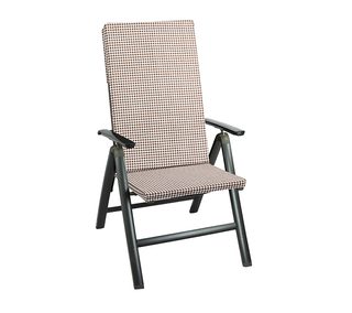Sedák na zahradní židli Hnědá 36/608 47x115 cm