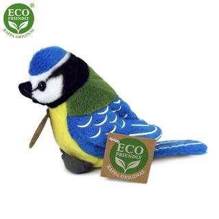 Plyšová sýkorka 11 cm ECO-FRIENDLY