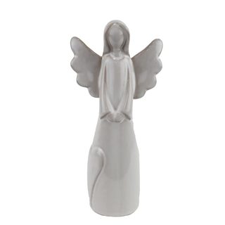 Dekorace anděl X6292/2 - 10 × 5,5 × 21,3 cm