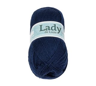 Příze LADY de Luxe Modrá 919