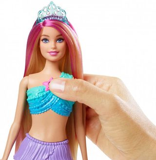 Barbie mořská panna (bliká, DMC) Mattel