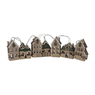 Dekorace vesnička s LED osvětlením D8171 - 32*10*3