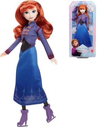 MATTEL Panenka Anna na bruslích Ledové Království: Zimní festival