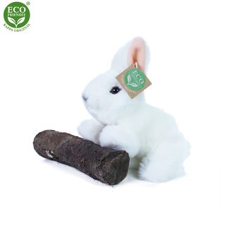 Plyšový králík bílý 16 cm
