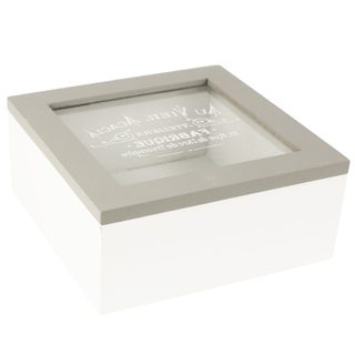 Dřevěný box D0309 - 15 x 15 x 7 cm