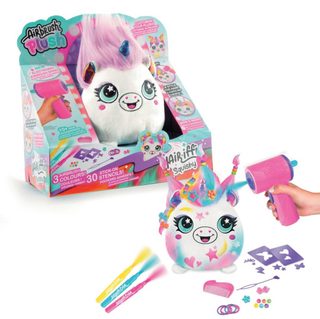 EP Line Airbrush Hair´iffic Squish Pal set plyšák k vybarvení na baterie 2 druhy