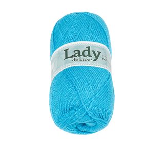 Příze LADY de Luxe Modrá 925