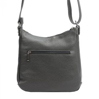 MiaMore Kožená crossbody dámská kabelka tmavě modrá